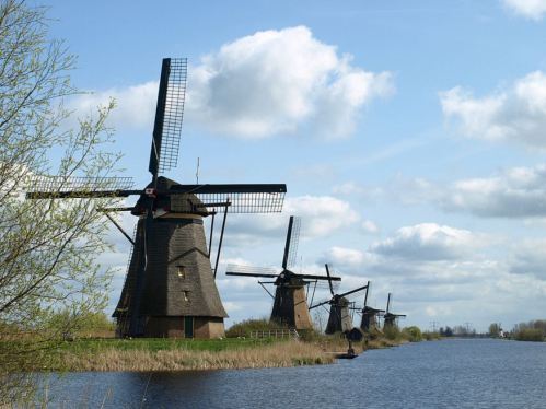 Molinos en Kinderdijk Holanda